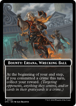 Bounty: Eriana, Wrecking Ball // Bounty Rules single card from Magic the Gathering Single Card