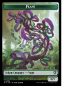 Plant // Sand Warrior Token : 0019 OUTLAWS OF THUNDER JUNCTION: COMMANDER - Magic the Gathering Single Card