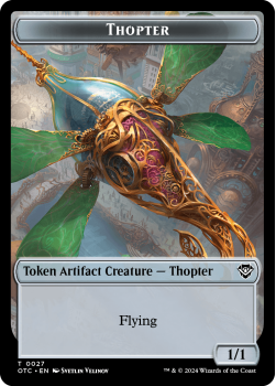 Thopter Token single card from Magic the Gathering Single Card