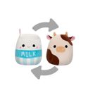 Squishmallows Flip-A-Mallows Melly and Ronnie 5inch
