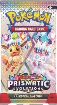 Pokemon Scarlet & Violet Prismatic Evolutions: Booster Pack (10 Cards)