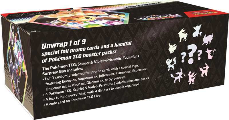 Prismatic Evolutions | Surprise Box | Pokemon | Chaos Cards Prismatic Evolutions | Surprise Box | Pokemon | Chaos Cards