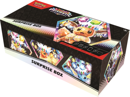 Pokemon Scarlet & Violet Prismatic Evolutions: Surprise Box