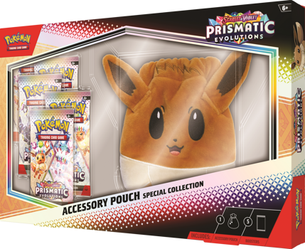 Pokemon Scarlet & Violet Prismatic Evolutions: Accessory Pouch Special Collection