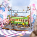 Rolife Sakura Journey 3D Wooden Puzzle - Image 2
