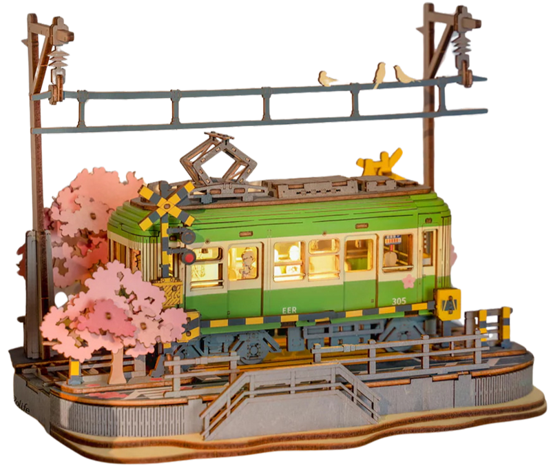 Rolife Puzzle 3D Sakura Maison sur Arbre, Maquette Bois pour Adultes 535 Pièces Construction à Rolife Puzzle 3D Sakura Maison sur Arbre, Maquette Bois pour Adultes 535 Pièces Construction à