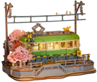 Rolife Sakura Journey 3D Wooden Puzzle - Image 3