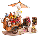 Rolife Blossom Cart 3D Wooden Puzzle - Image 4
