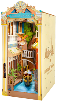 Rolife Romantic Venice DIY Book Nook Shelf Insert Kit