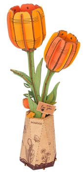 Rolife Orange Tulip