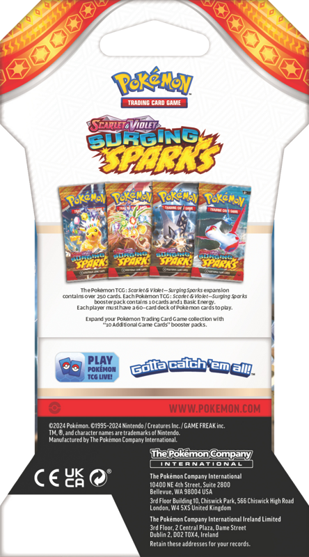 Surging Sparks Blister Booster Pack | Exeggutor | Pokemon Surging Sparks Blister Booster Pack | Exeggutor | Pokemon