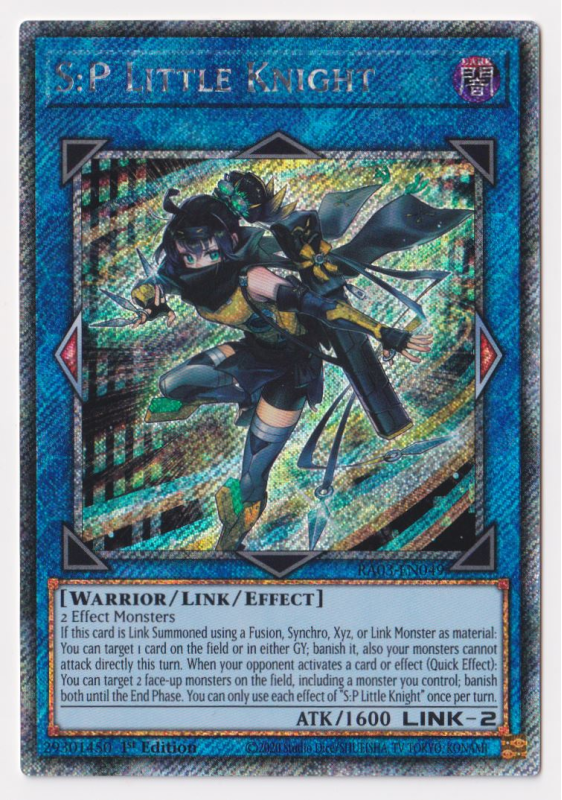 S:P Little Knight (Platinum Secret Rare) : RA03-EN049 - Yu-Gi-Oh! Single Card S:P Little Knight (Platinum Secret Rare) : RA03-EN049 - Yu-Gi-Oh! Single Card