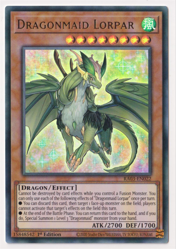 Dragonmaid Lorpar (Ultra Rare) : RA03-EN022 - Yu-Gi-Oh! Single Card Dragonmaid Lorpar (Ultra Rare) : RA03-EN022 - Yu-Gi-Oh! Single Card