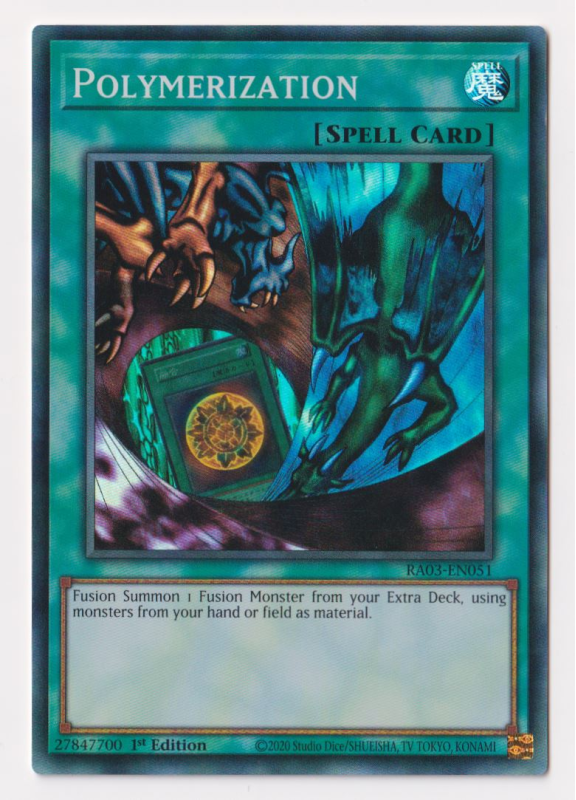 Polymerization (Super Rare) : RA03-EN051 - Yu-Gi-Oh! Single Card