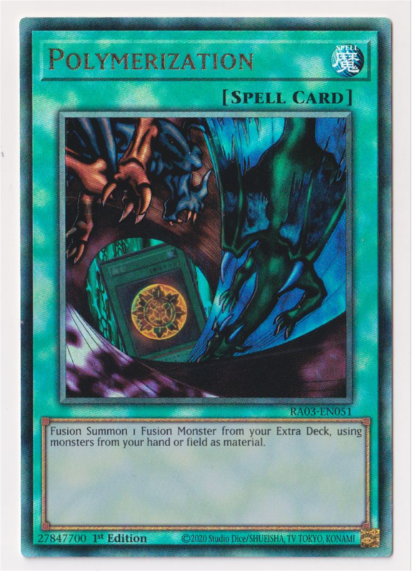 Polymerization (Ultimate Rare) : RA03-EN051 - Yu-Gi-Oh! Single Card