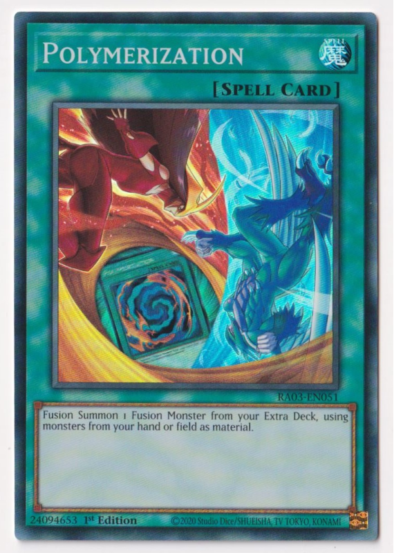 Polymerization (alternate artwork)(Super Rare) : RA03-EN051 - Yu-Gi-Oh ...