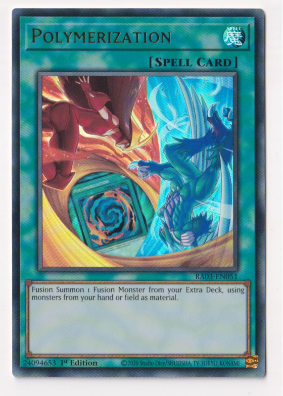 Polymerization (alternate artwork)(Ultra Rare) : RA03-EN051 - Yu-Gi-Oh! Single Card Polymerization (alternate artwork)(Ultra Rare) : RA03-EN051 - Yu-Gi-Oh! Single Card