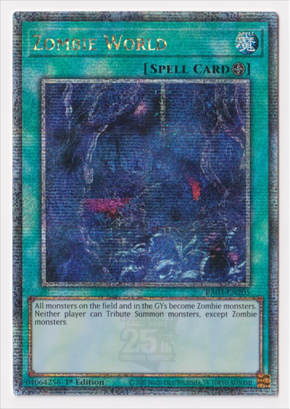 zombie world yugioh card Deck This is of Common rarity YuGiOh Structure Deck: Zombie World