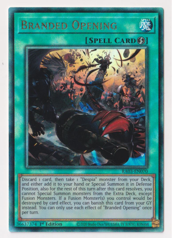 Branded Opening (Ultimate Rare) : RA03-EN070 - Yu-Gi-Oh! Single Card Branded Opening (Ultimate Rare) : RA03-EN070 - Yu-Gi-Oh! Single Card