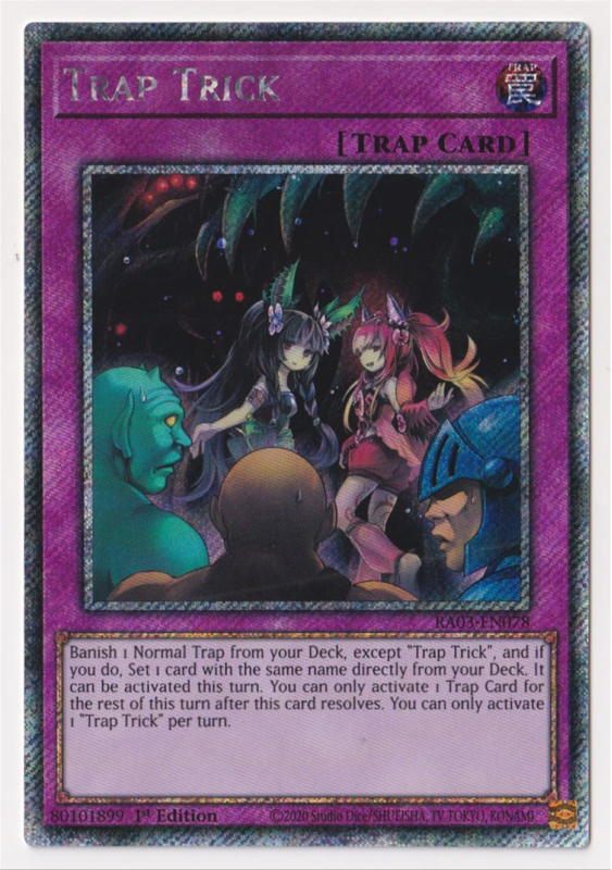 Trap Trick (Platinum Secret Rare) : RA03-EN078 - Yu-Gi-Oh! Single Card Trap Trick (Platinum Secret Rare) : RA03-EN078 - Yu-Gi-Oh! Single Card
