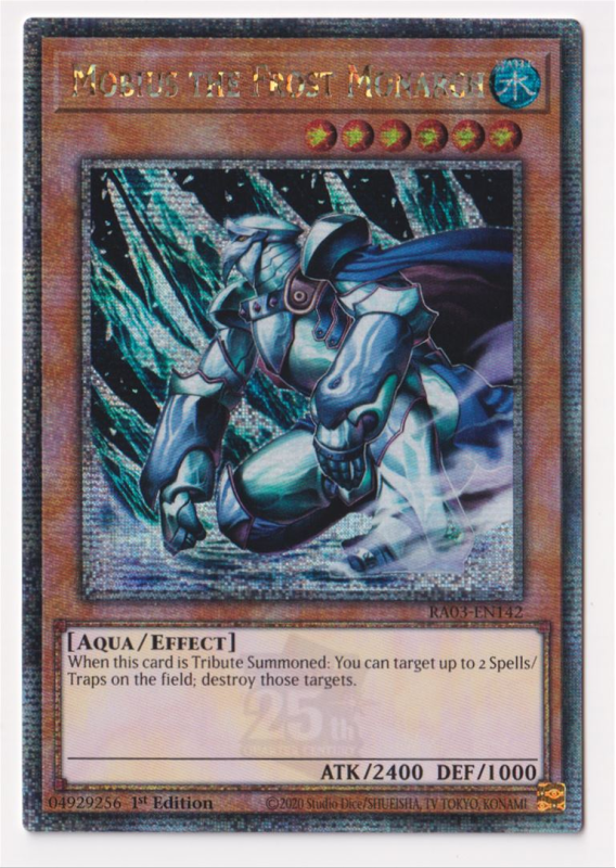 Mobius the Frost Monarch (Quarter Century Secret Rare) : RA03-EN142 ...