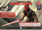 Maul - A Rival in Darkness (SHOWCASE) : 266 TWILIGHT OF THE REPUBLIC - Star Wars Unlimited Single Card