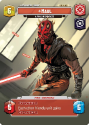 Maul - A Rival in Darkness (SHOWCASE) : 266 TWILIGHT OF THE REPUBLIC - Star Wars Unlimited Single Card - Image 2