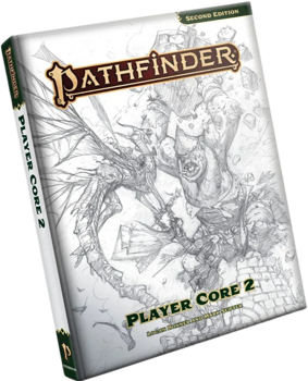 Pathfinder 2nd Edition: Player Core 2 Sketch Edition Hardback