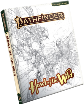 Pathfinder 2nd Edition: Howl of the Wild Sketch Edition Hardback