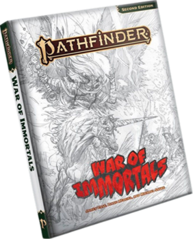 Pathfinder 2nd Edition: War of the Immortals Sketch Edition Hardback