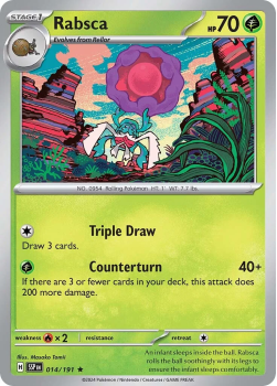 Rabsca single card from Pokemon