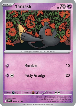 Yamask (REVERSE HOLO) single card from Pokemon