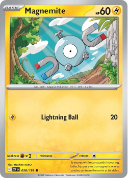Magnemite single card from Pokemon