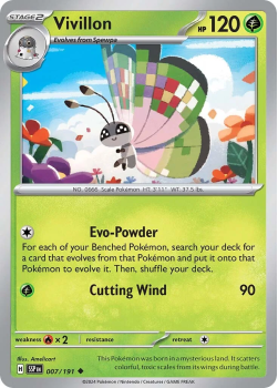 Vivillon single card from Pokemon