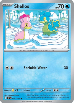 Shellos single card from Pokemon