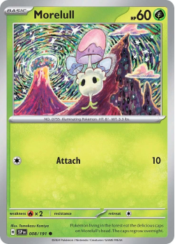 Morelull single card from Pokemon
