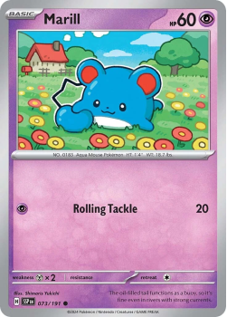 Marill single card from Pokemon