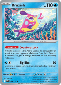 Bruxish single card from Pokemon