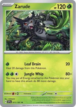 Zarude single card from Pokemon
