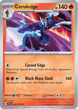 Ceruledge single card from Pokemon