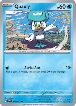 Quaxly single card from Pokemon
