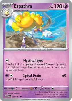 Espathra single card from Pokemon