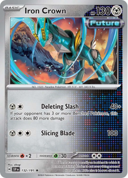 Iron Crown single card from Pokemon