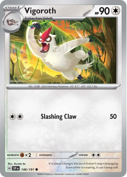 Vigoroth single card from Pokemon