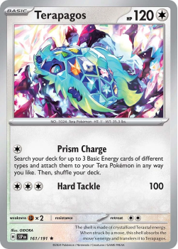 Terapagos single card from Pokemon