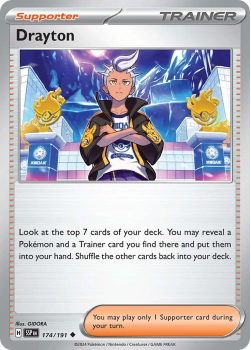 Drayton single card from Pokemon