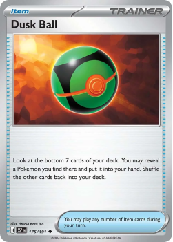 Dusk Ball single card from Pokemon