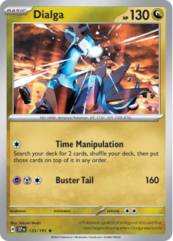 Dialga single card from Pokemon