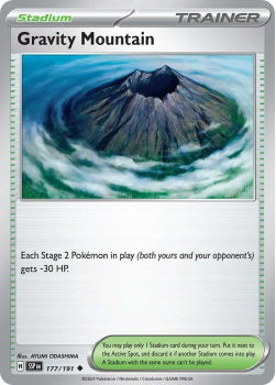 Gravity Mountain single card from Pokemon