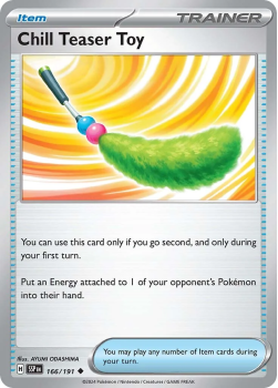 Chill Teaser Toy single card from Pokemon